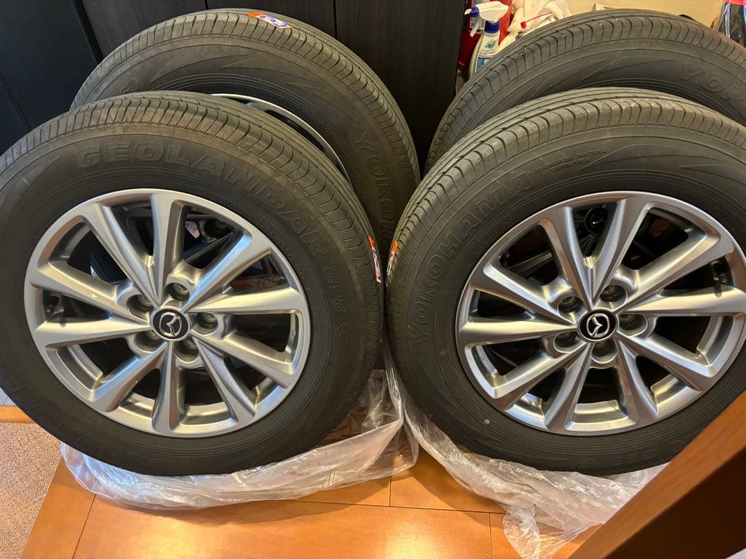 (4800km外し)MAZDA cx5[純正] 17インチホイールタイヤセット
