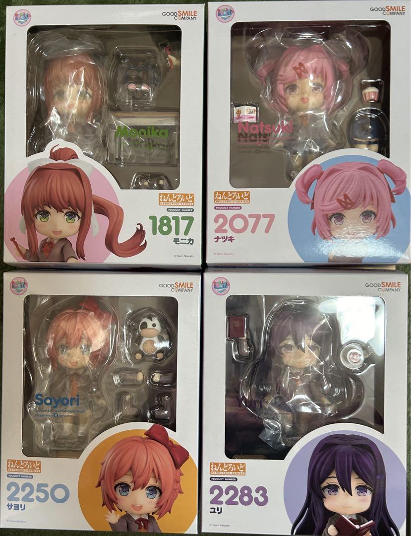 コンプ ねんどろいど ドキドキ文芸部! モニカ サヨリ ナツキ ユリ フィギュア