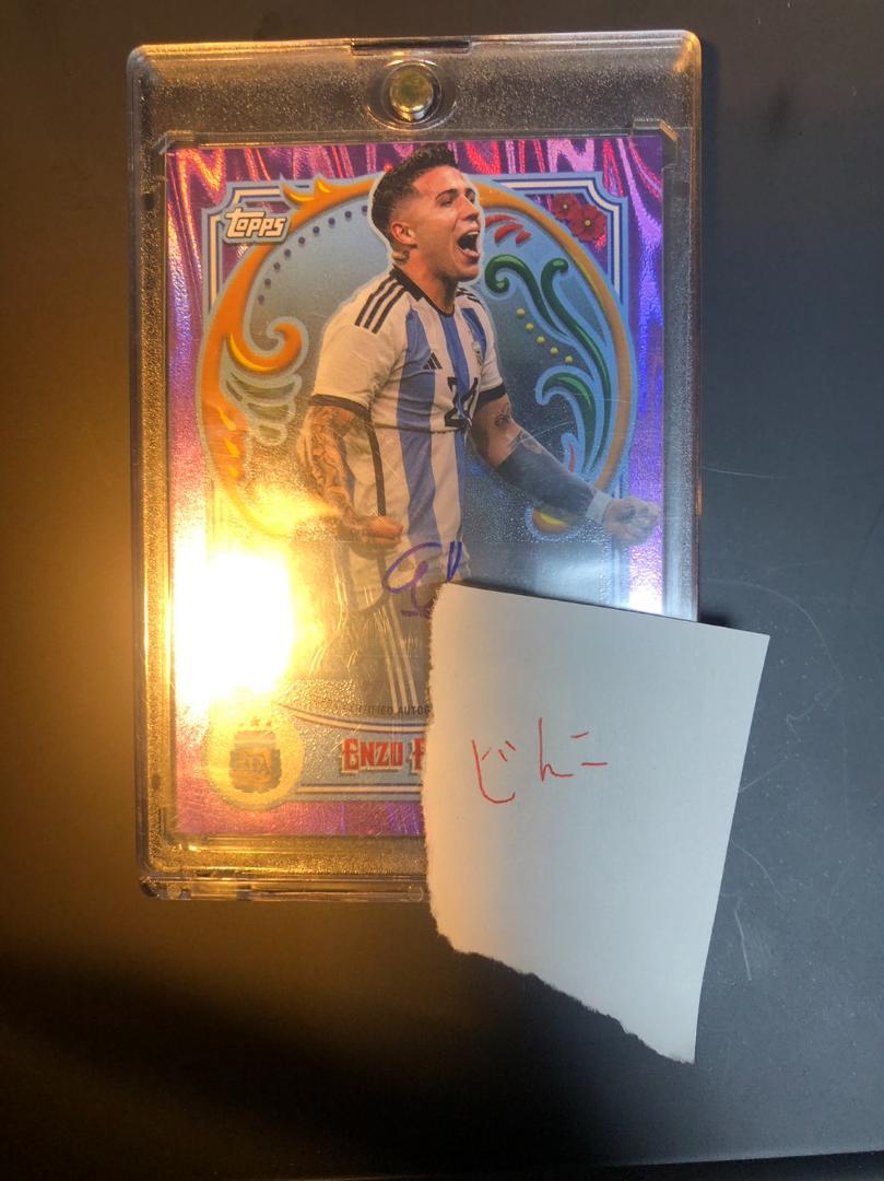 スポーツ選手 enzo fernandez auto /15 topps argentina