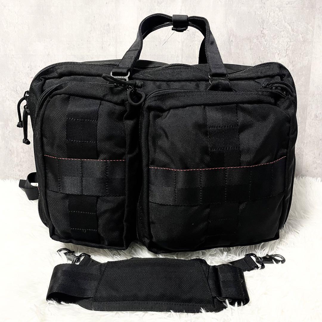 【美品】BRIEFING✖️BEAMSPLUS 別注3WAYBAG/黒