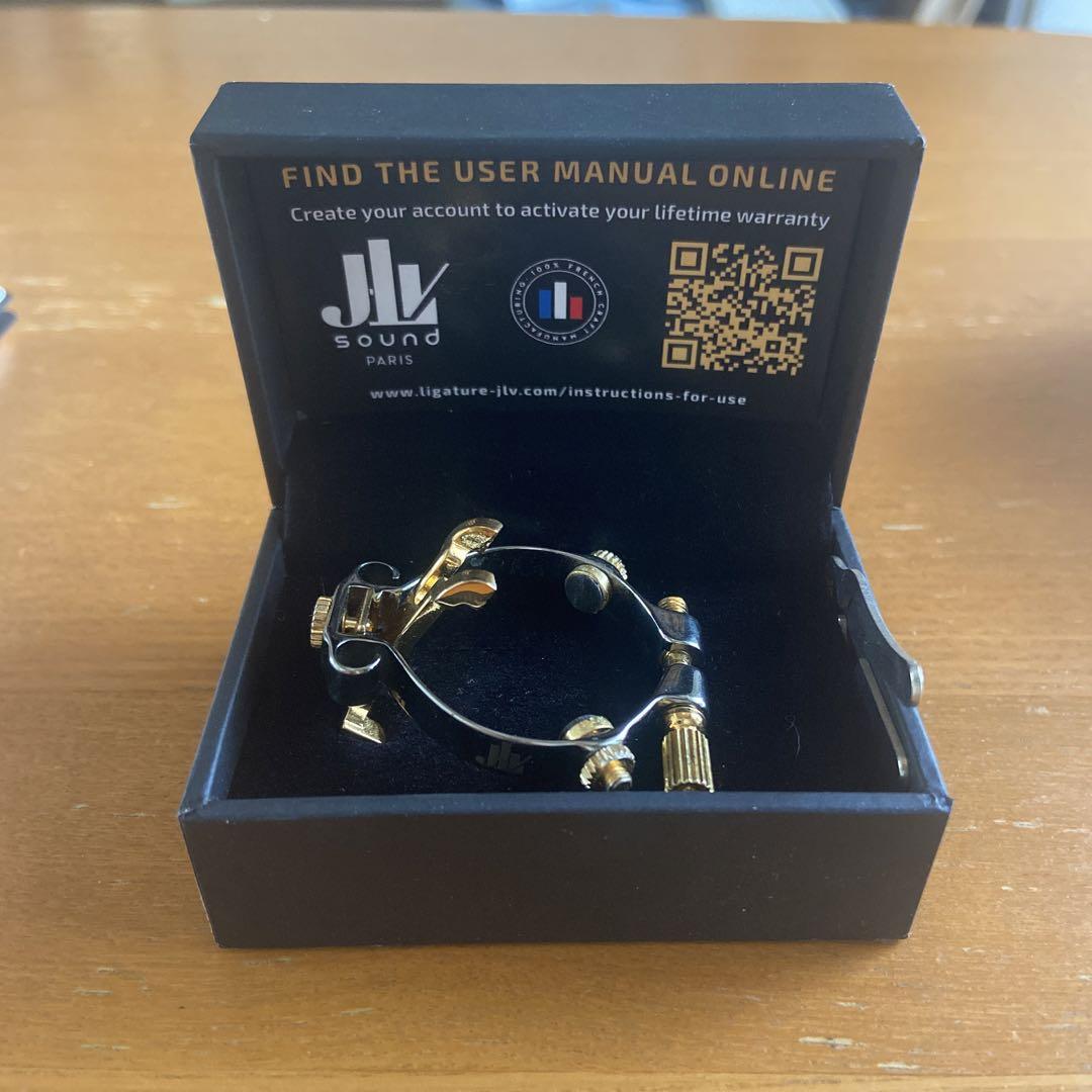 JLV Bbクラリネット用 リガチャー プラチナメッキ