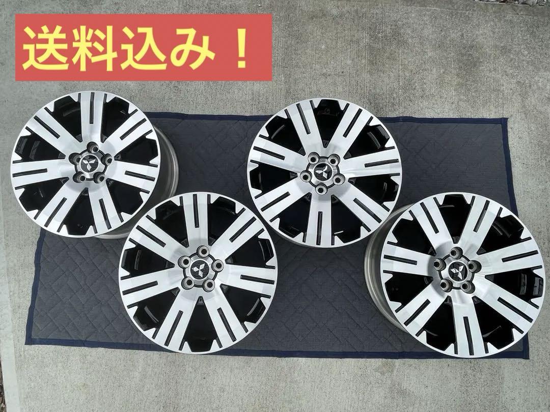 送料込み　納車前外し　デリカd5 純正ホイール4本・ナットセット