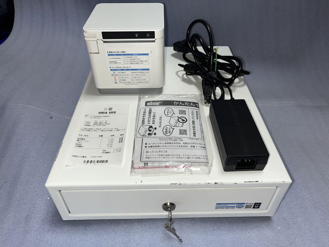レシートプリンター（スター精密MCP31LB）とキャッシュドロアー（Uレジ）