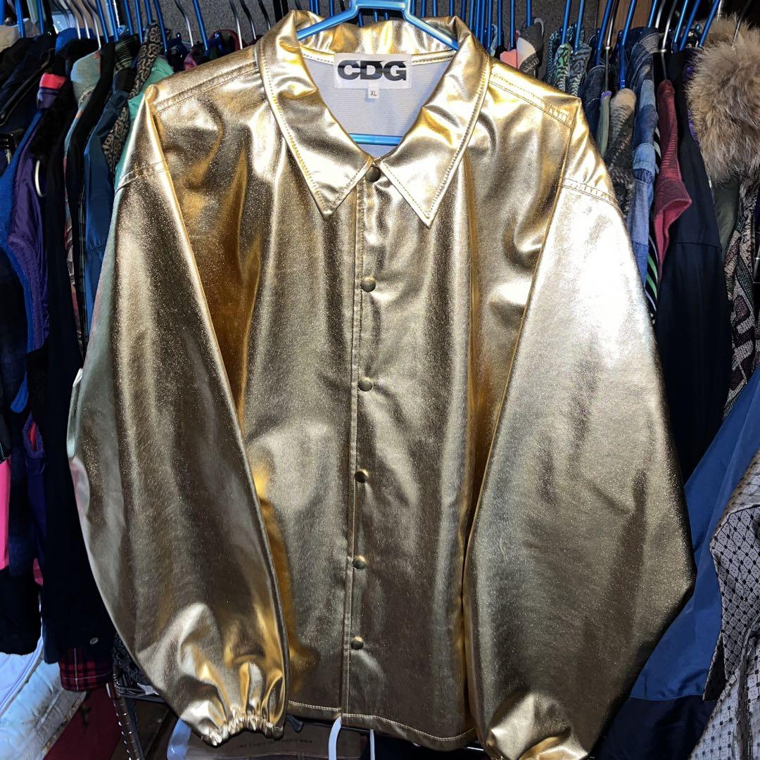 CDG コムデギャルソン コーチジャケット ゴールド XL 美品 レア 希少