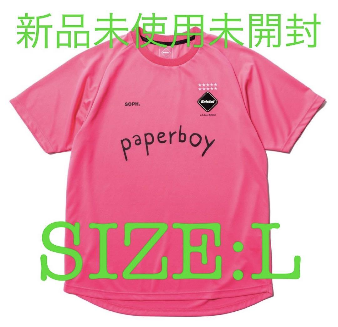 ウェア FCRB paperboy S/S PRE MATCH TOP PINK L