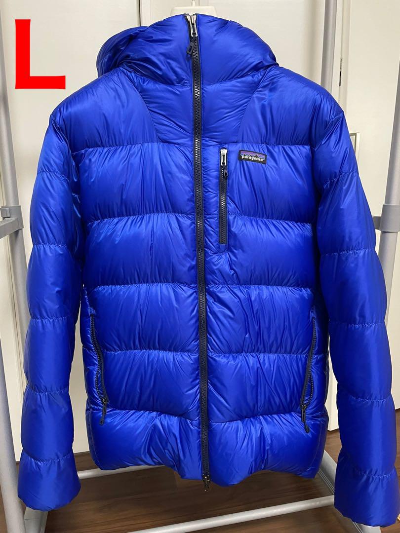 希少　パタゴニア　フィッツロイダウンパーカー　バイキングブルー　VIK L