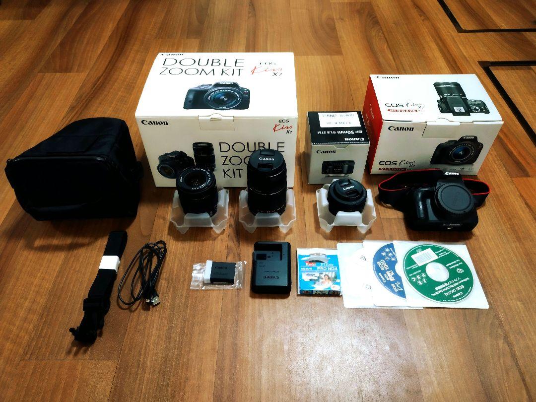 【Canon EOS Kiss X7 】ダブルズームキット＆単焦点レンズ