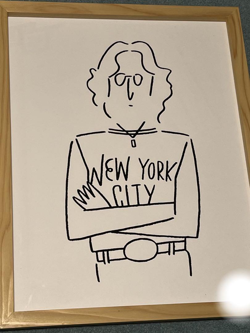 長場雄　John Lennon シルクスクリーン