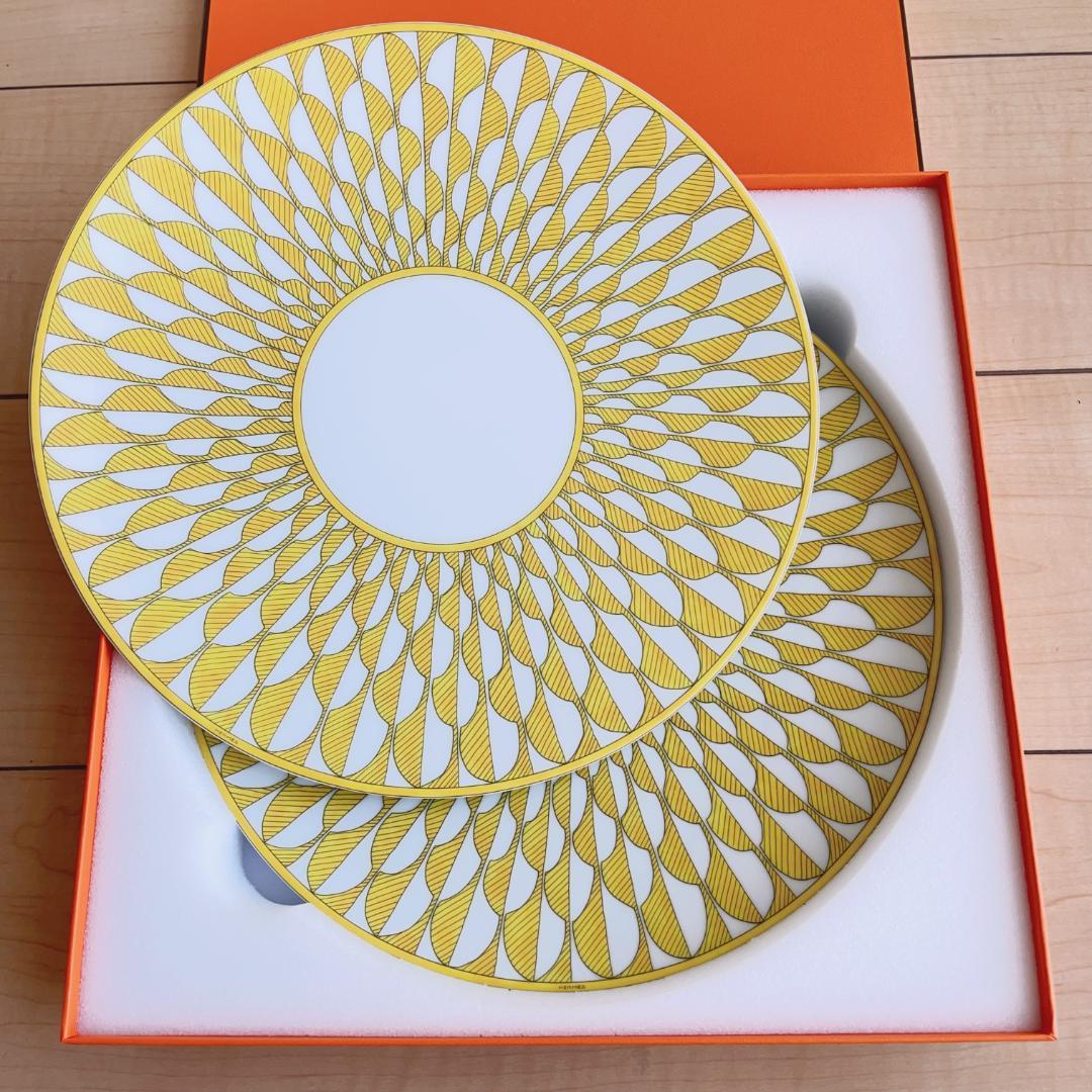 エルメス HERMES ソレイユ・ドゥ・エルメス　ディナープレート　新品　未使用