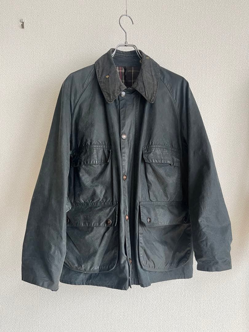 【希少】barbour ビデイル4ポケ・棒ジップ・ターコイズ期