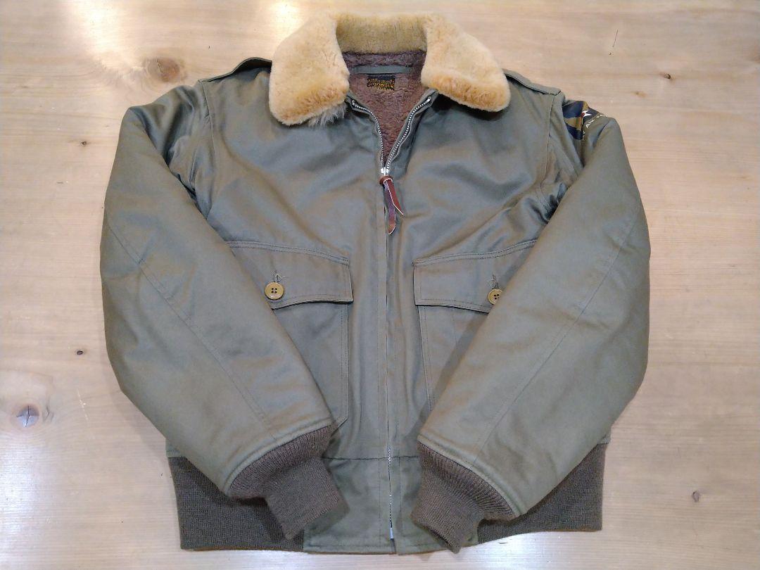 リアルマッコイズ　B10 サイズ36  白ボア　STAGG COAT