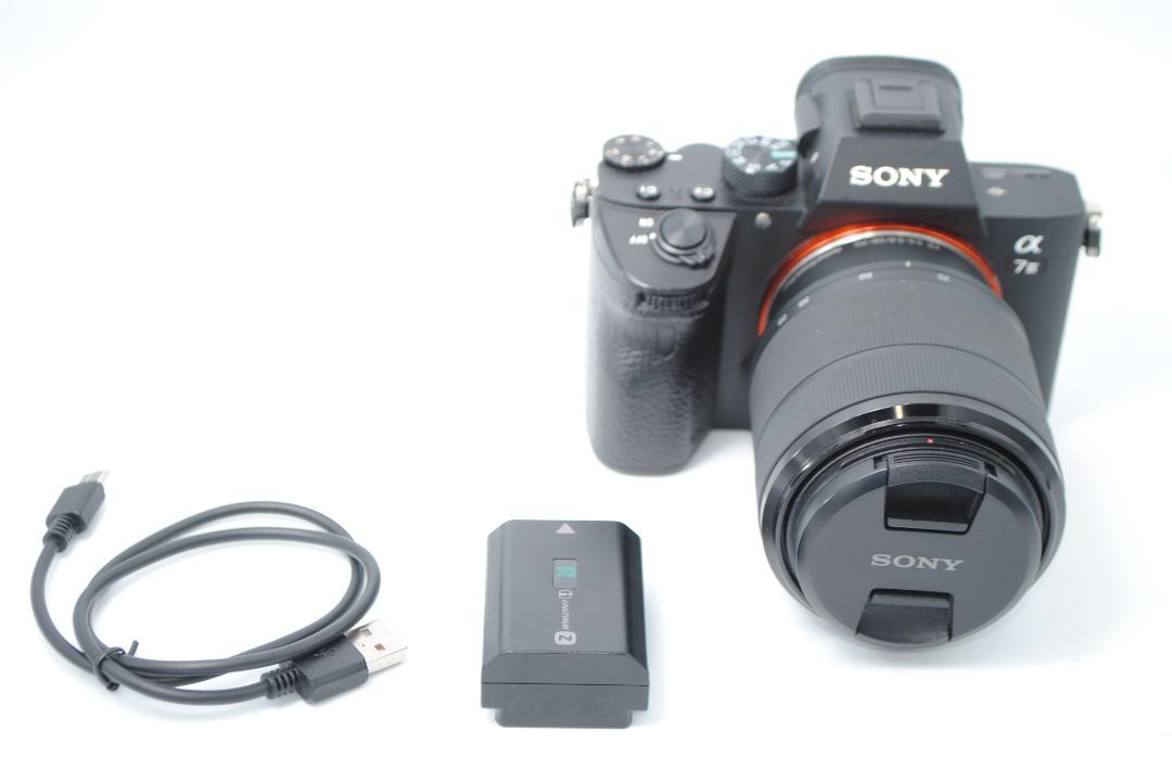 SONYミラーレス一眼カメラ α7III ズームレンズキットILCE-7M3K