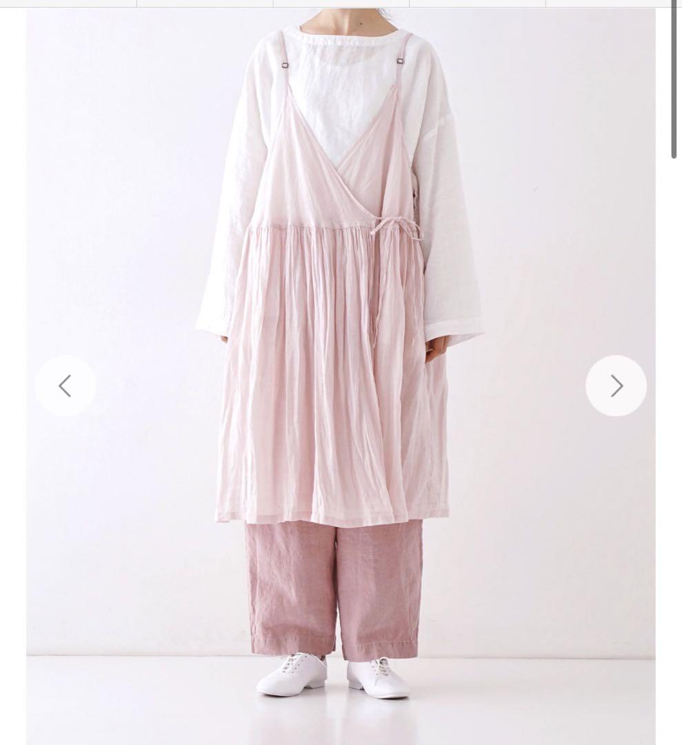 nest Robe サクラ染めリネンキャミチュニック