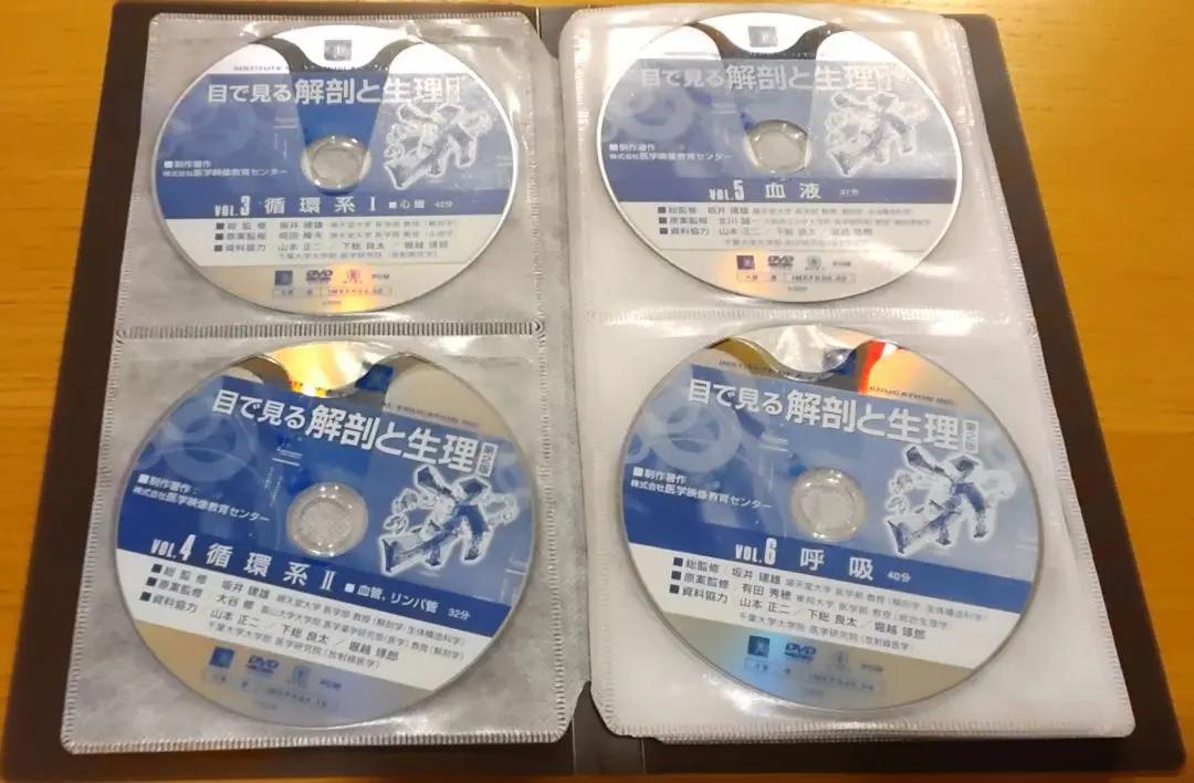 miki311　目で見る解剖と生理　DVD 11枚