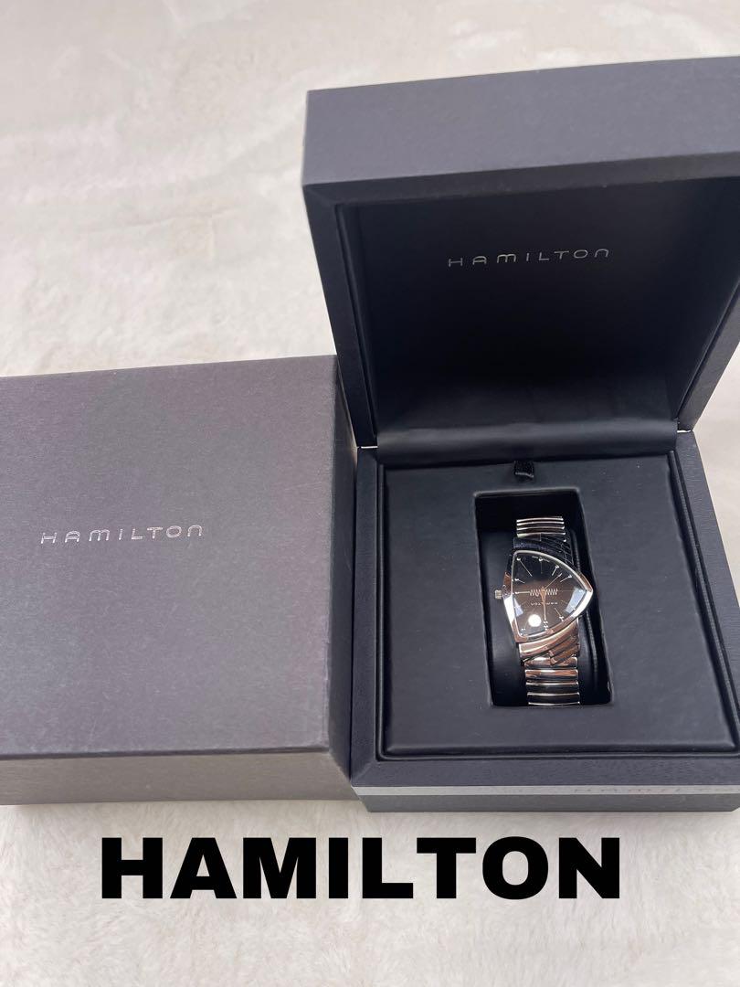 【美品】HAMILTON ベンチュラ H244810 腕時計　不動