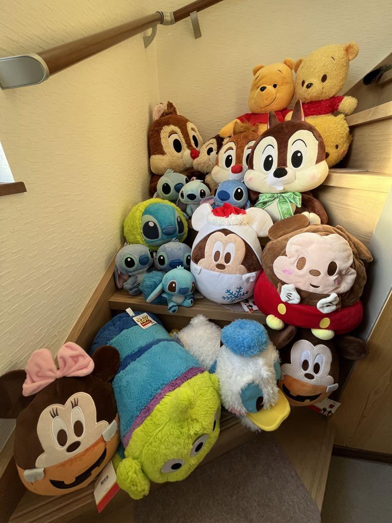ディズニー　ミッキー&ミニー他　ぬいぐるみ　まとめ売り　DISNEY　大量