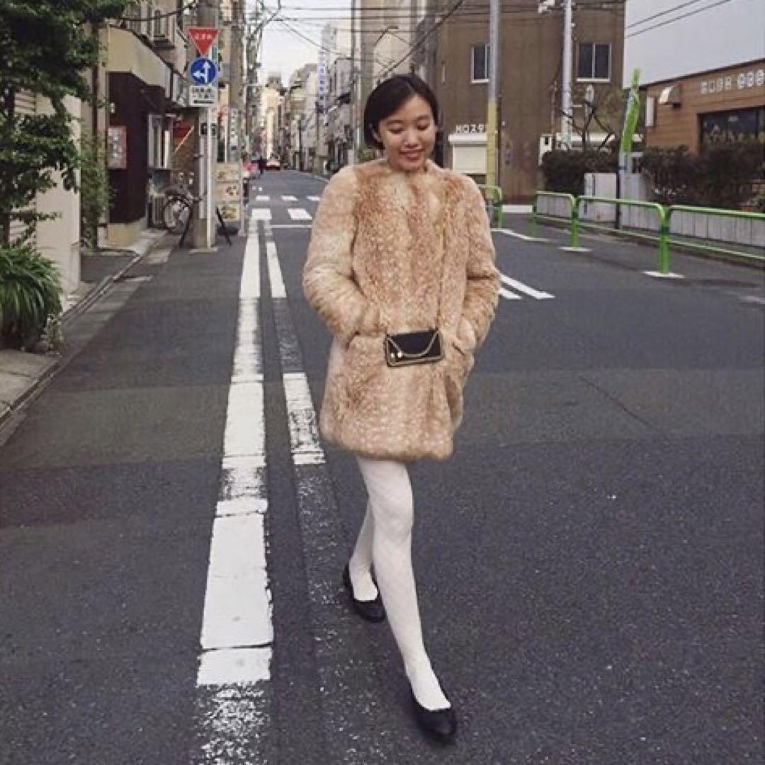 miu miu❤︎ フェイクファーコート ❤︎ バンビ柄