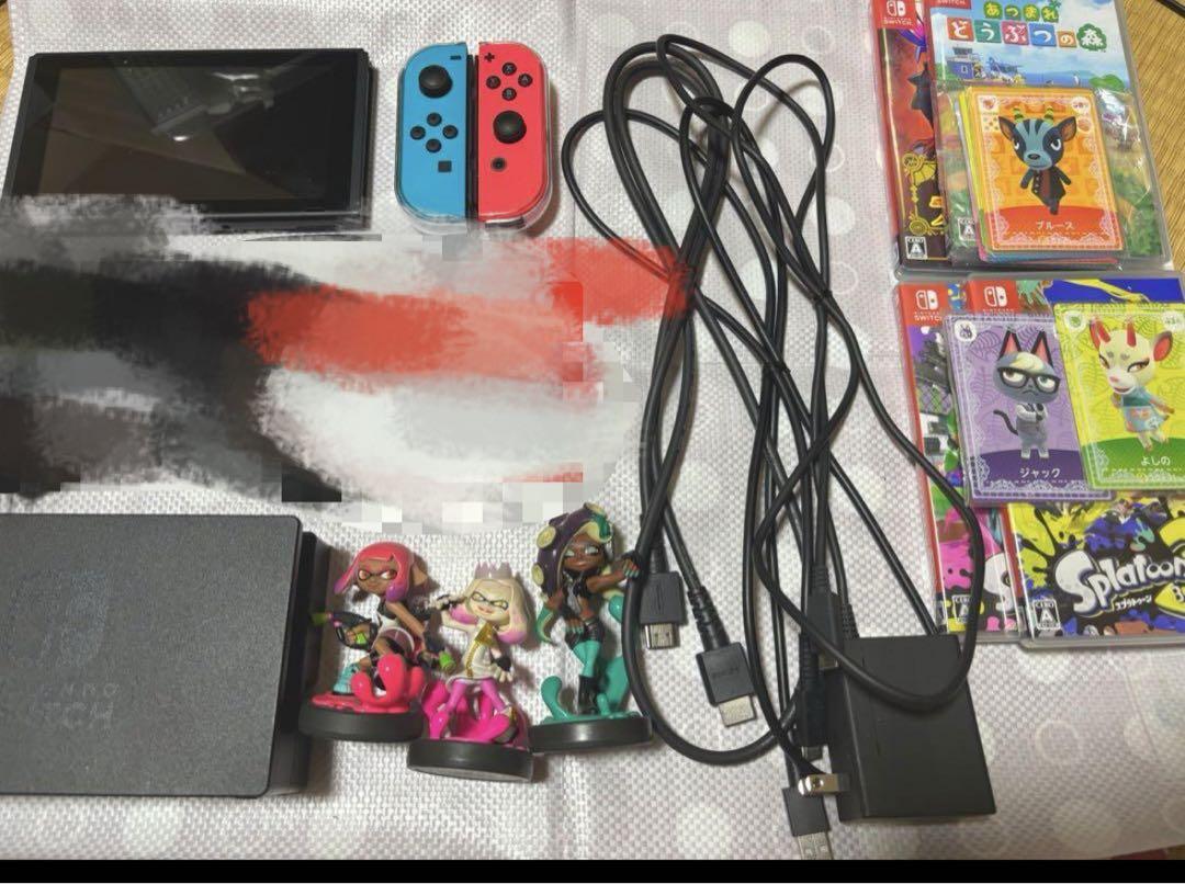 Nintendo Switch 本体 付属品有 あつ森 amiibo