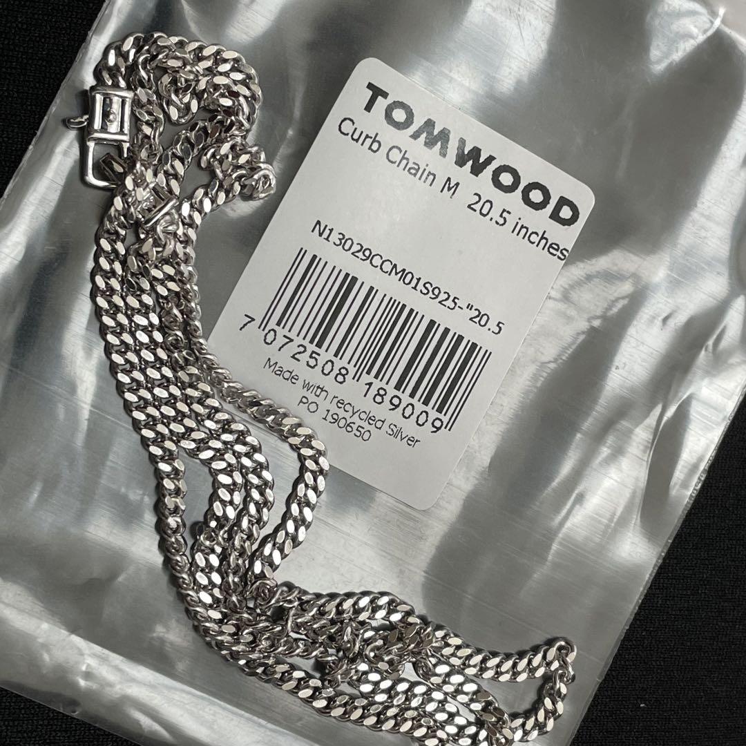 新品 TOM WOOD CURB CHAIN M ネックレス 20.5inch
