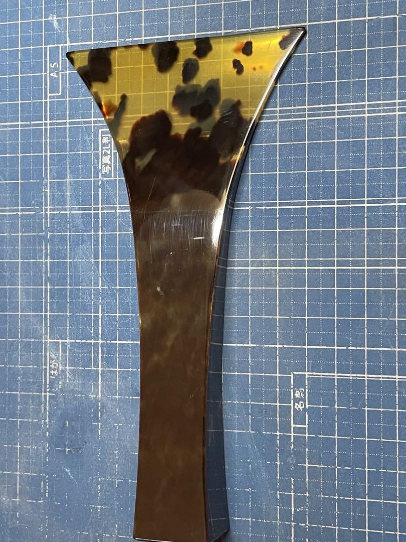 津軽三味線　べっ甲バチ　手元水牛べっ甲総貼り