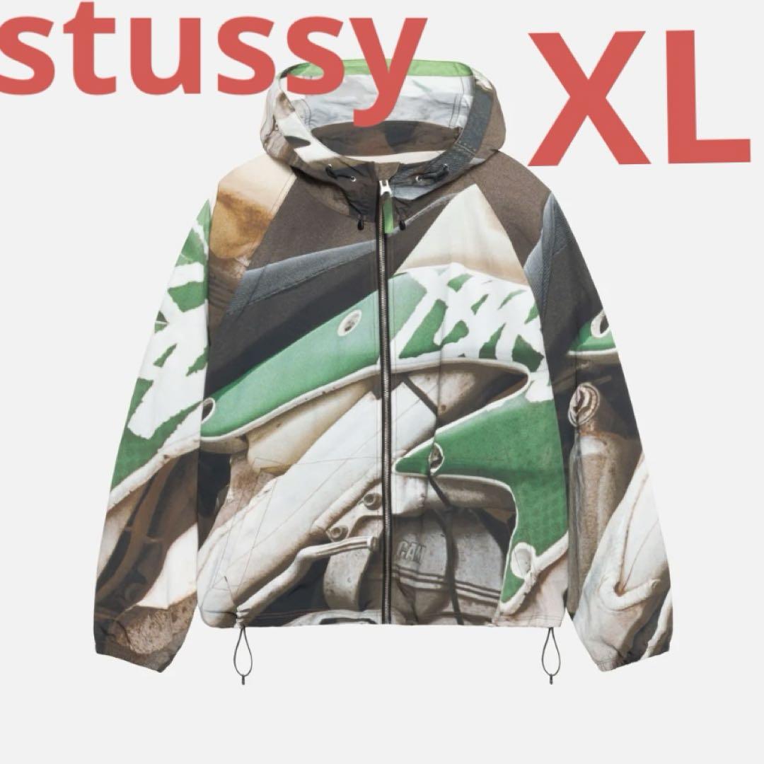 ジャケット・アウター STUSSY BEACH SHELL BAJA PRINT XL