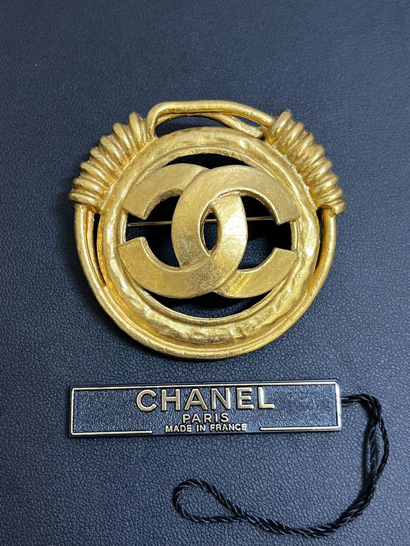 ヴィンテージ CHANEL シャネル ビッグ ココマーク ブローチ 94P