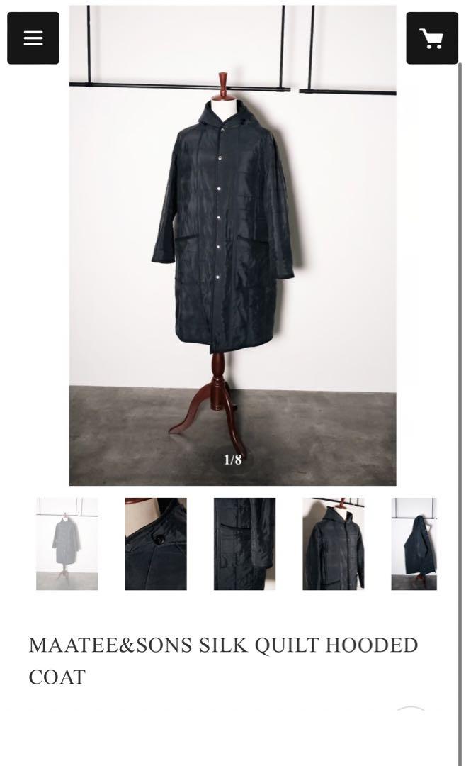 MAATEE&SONS マーティーアンドサンズ 23AW HOODED COAT