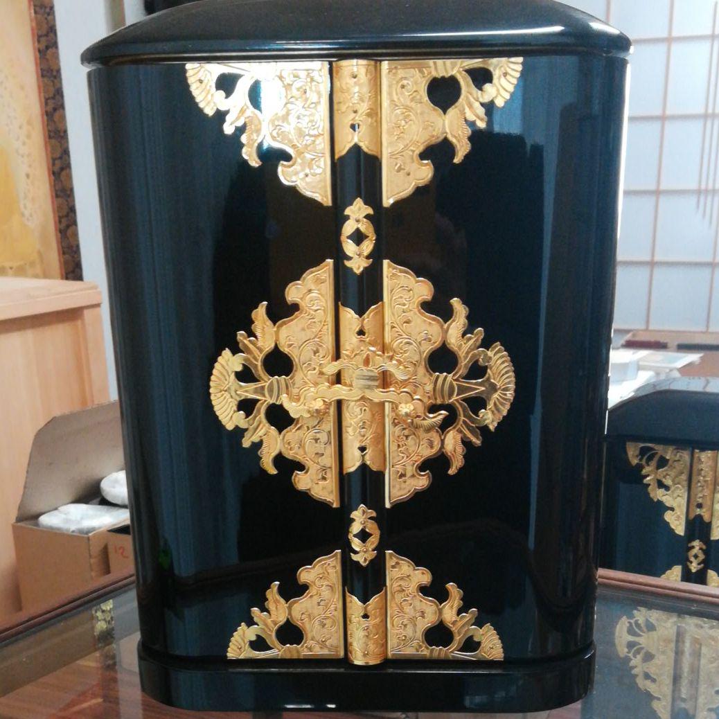 厨子　黒塗り