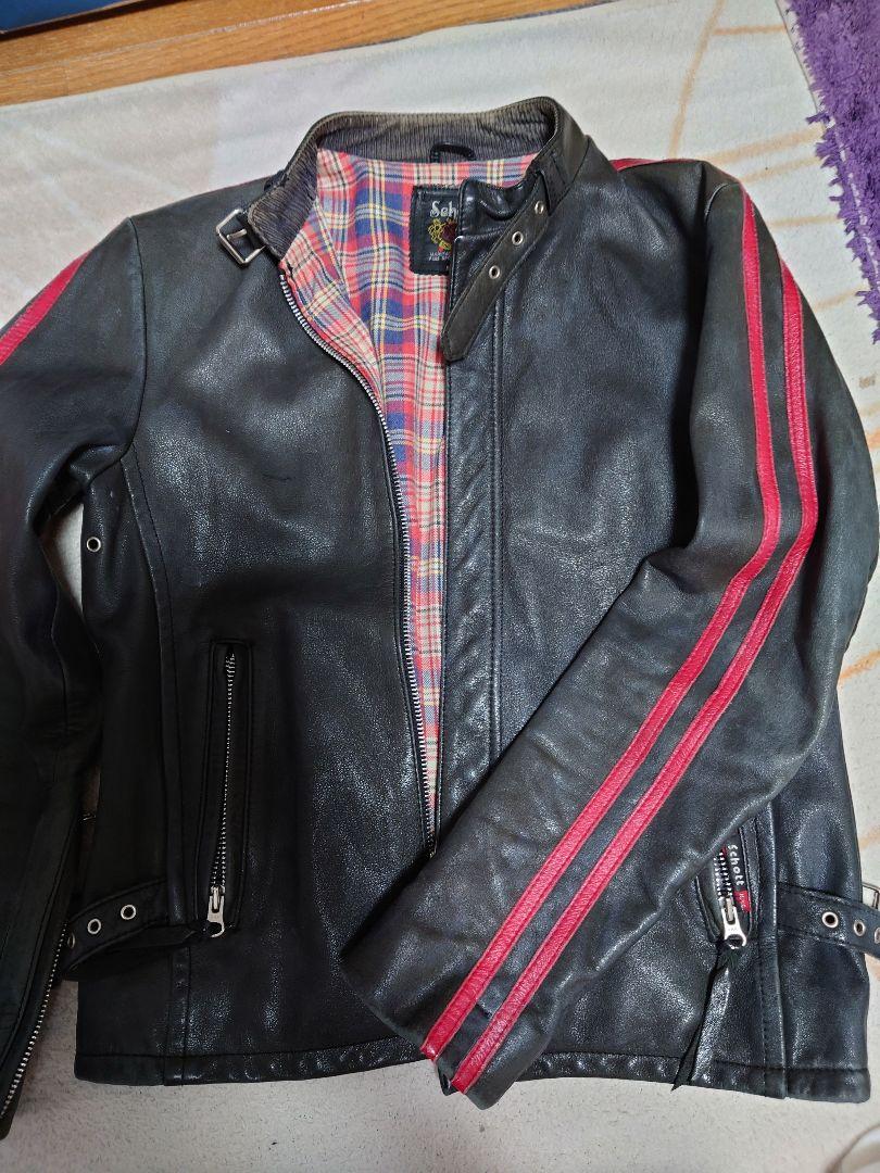 ライダースジャケット Schott クラッシックレーサー 黒