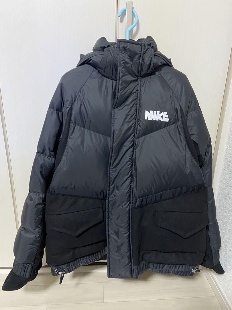 最終値下げ sacai NIKE ダウンジャケット S 黒