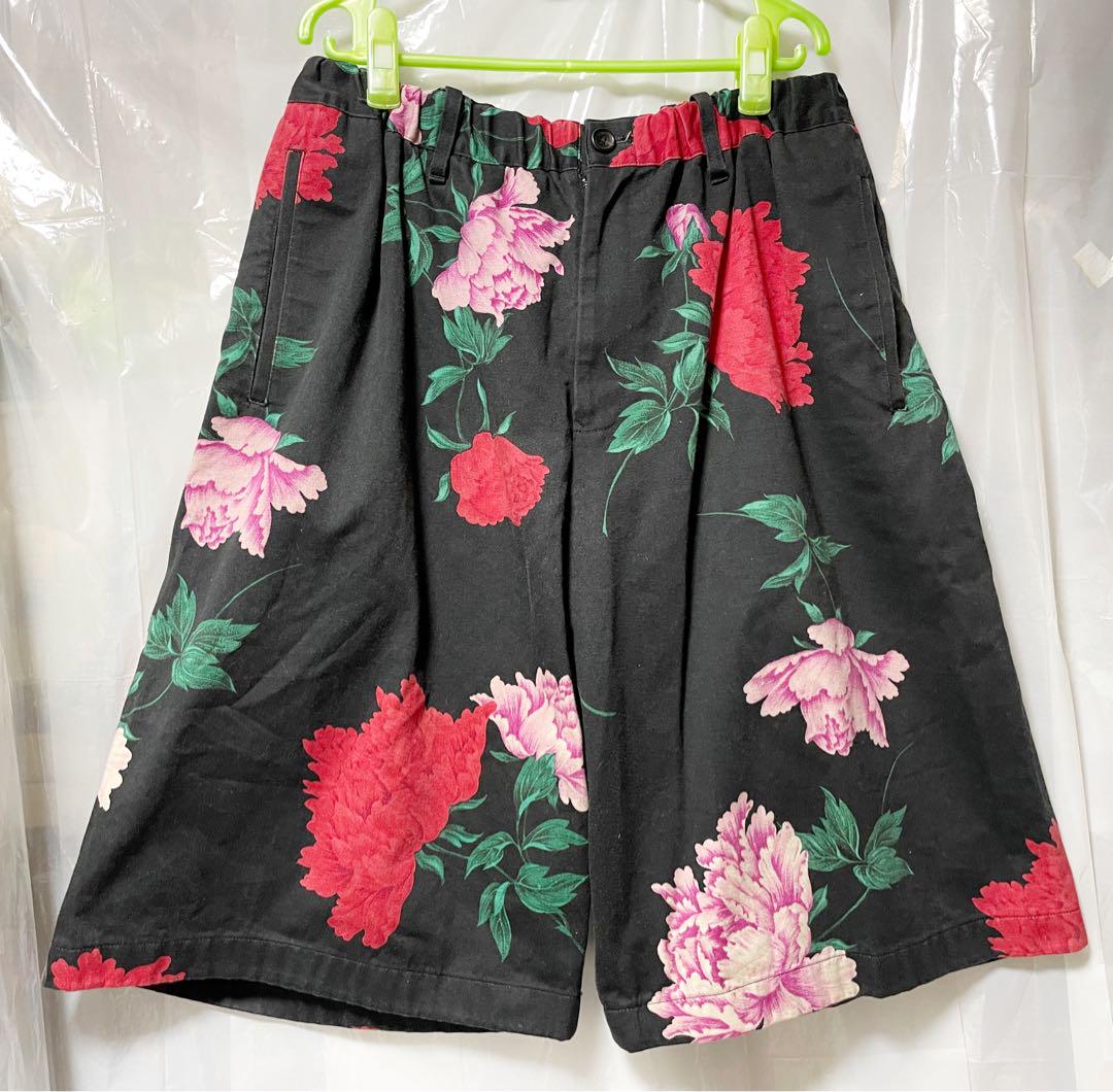 ヨウジヤマモト オム 花と少年期 レプリカパンツ 1996 YOHJI 花柄