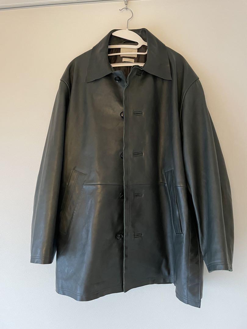 ジャケット・アウター yoke 23aw Cut-Off Leather Car Coat