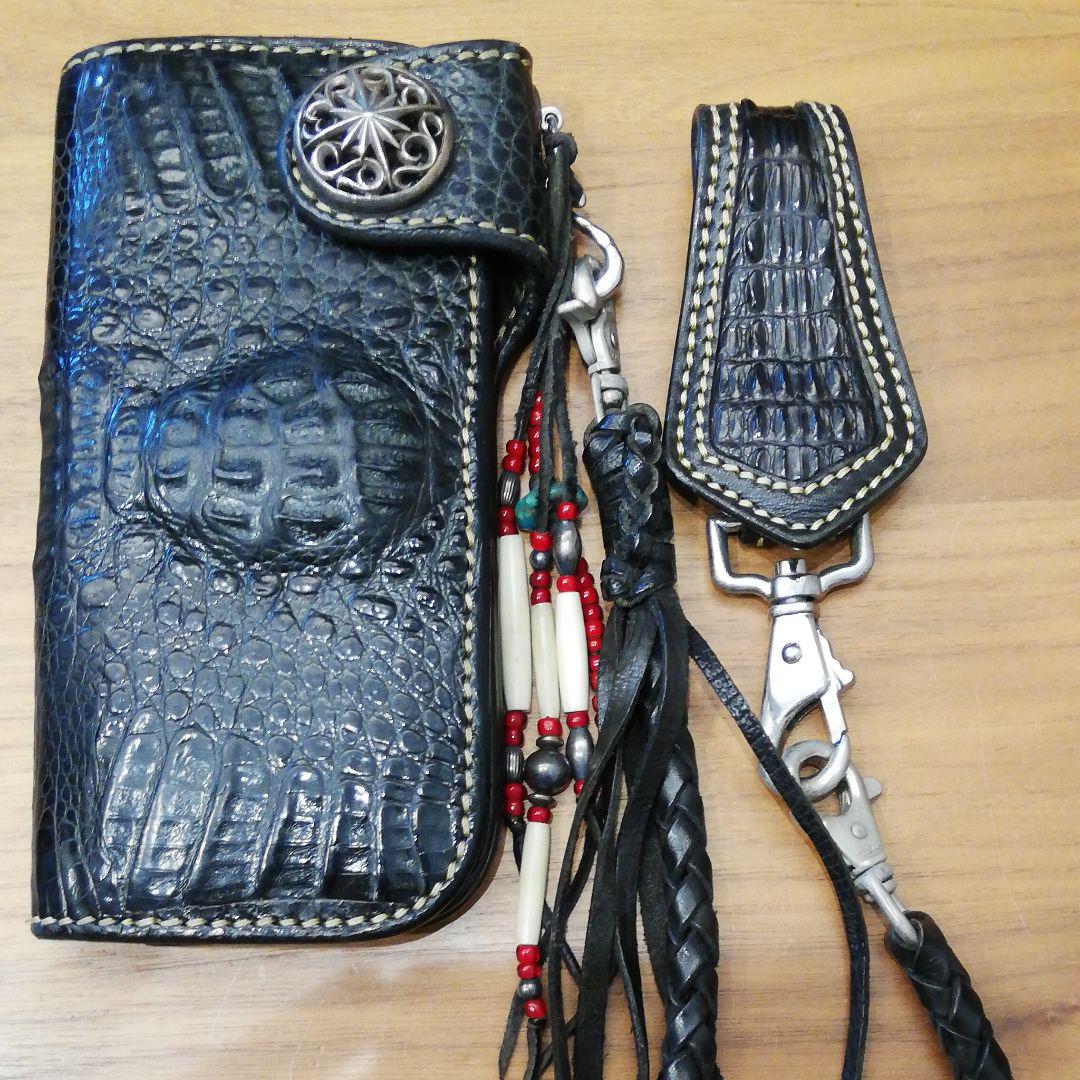SAAD サード クロコダイル 長財布