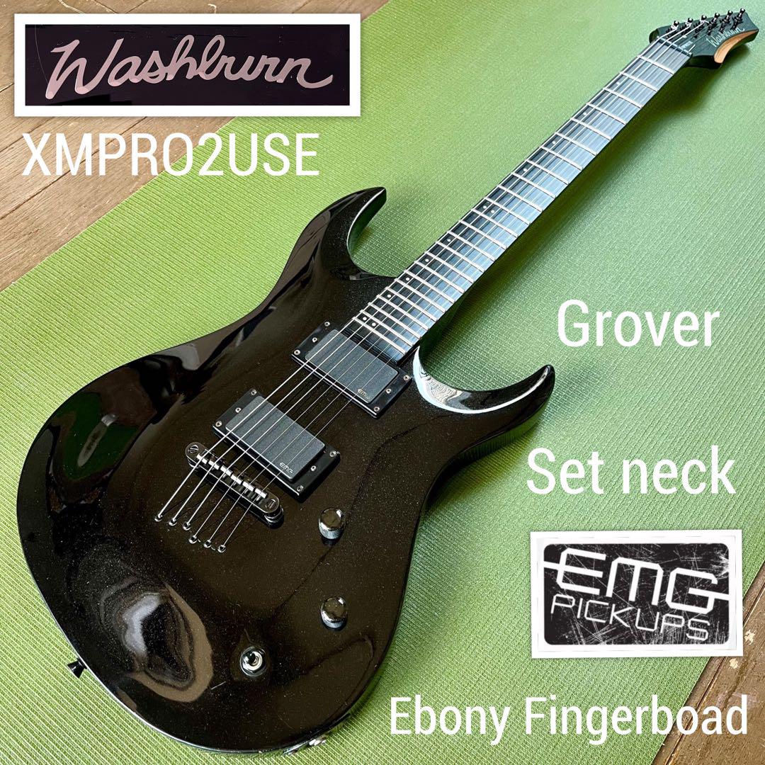 【EMG】Washburn XMPRO2USE⭐︎Ebony⭐︎Groover