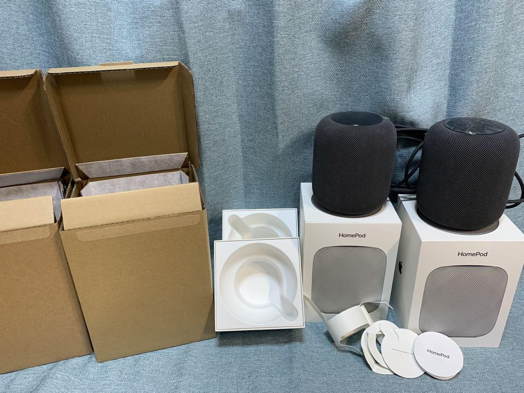 誠さん購入　2台1セット　APPLE HOMEPOD スペースグレー
