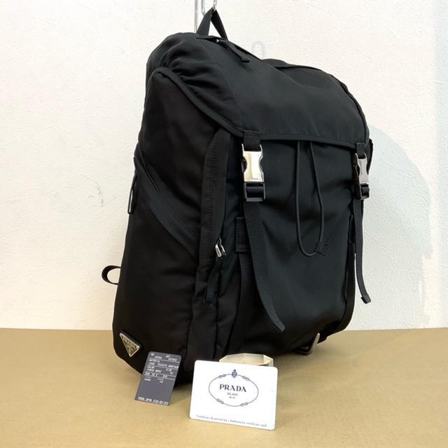 モモ【PRADA】プラダ ナイロン バッグパック 2VZ062 黒