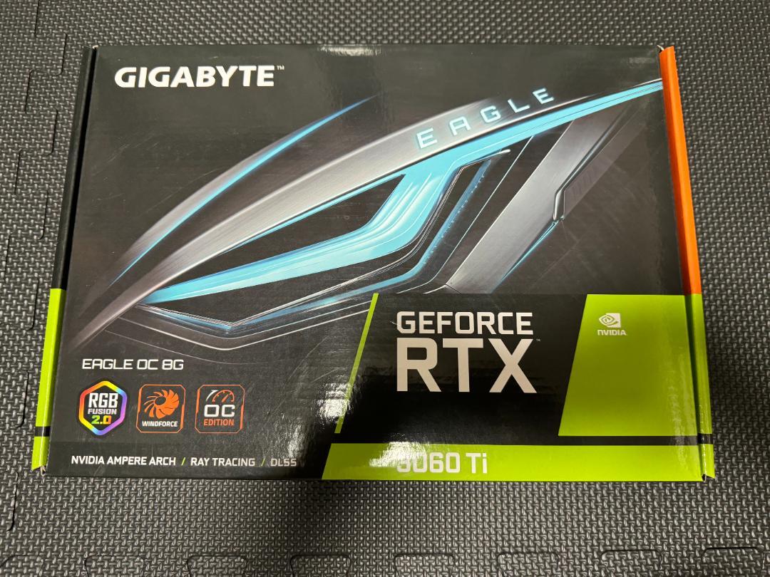グラフィックボード・グラボ・ビデオカード Gigabyte GeForce RTX 3060 Ti Eagle OC 8G