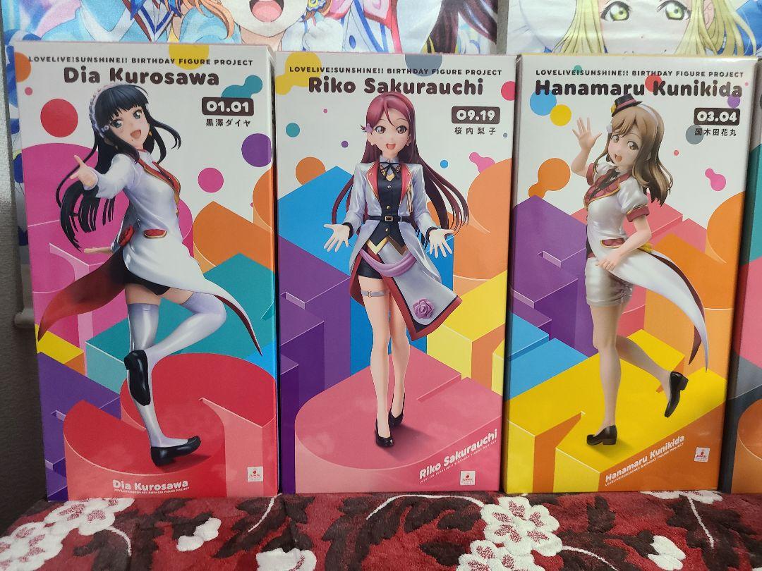 Aqours birthday figure Project 9人セット