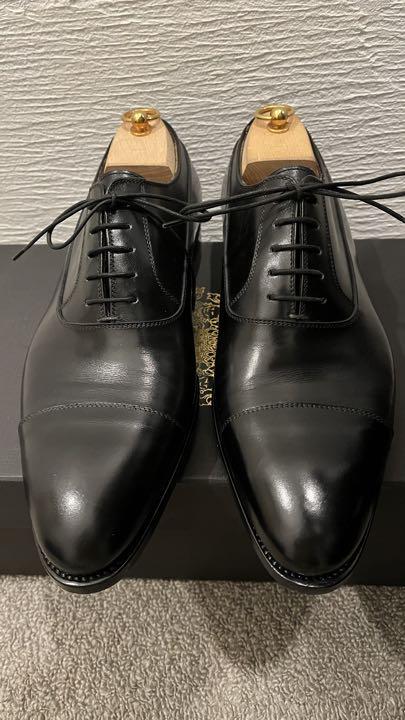 Meccariello メッカリエッロ　極美品ストレートチップブラック　71/2