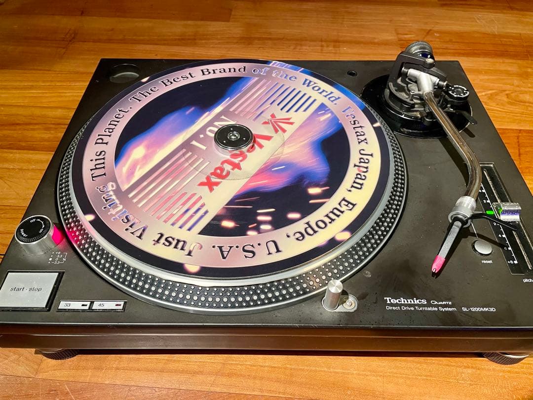 Technics sl-1200mk3d ターンテーブル(ブラック) 1台