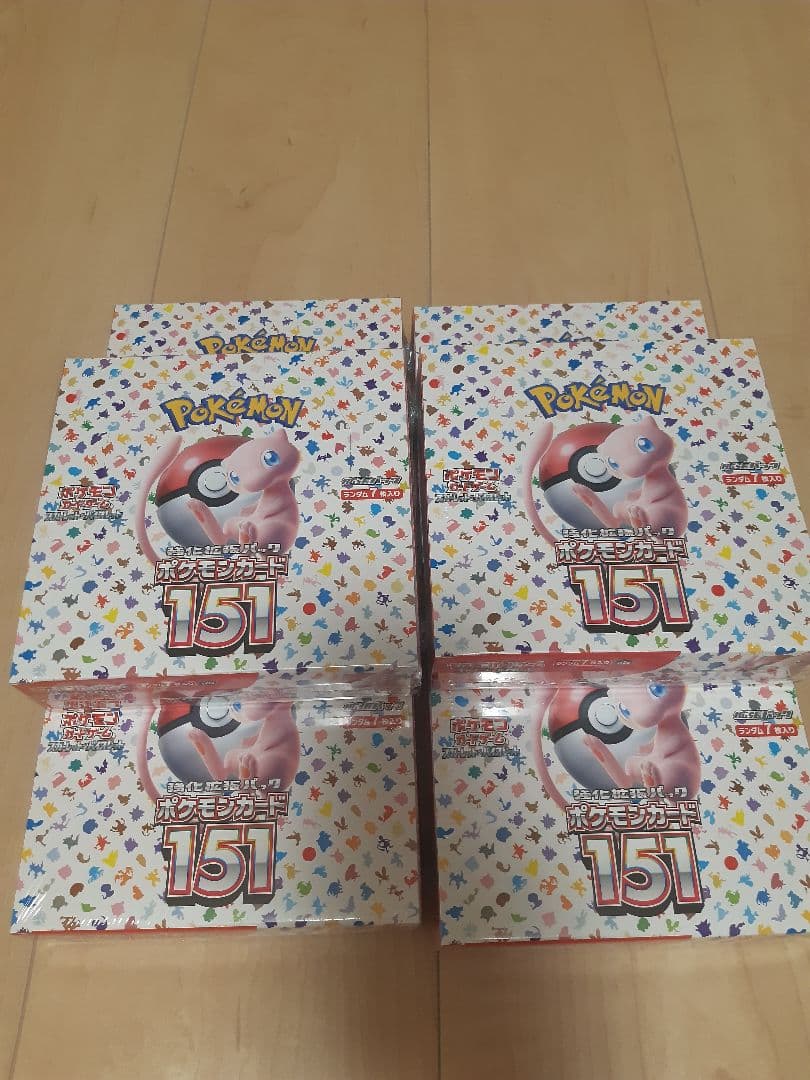 ポケモンカード151 BOX シュリンク付き6BOX