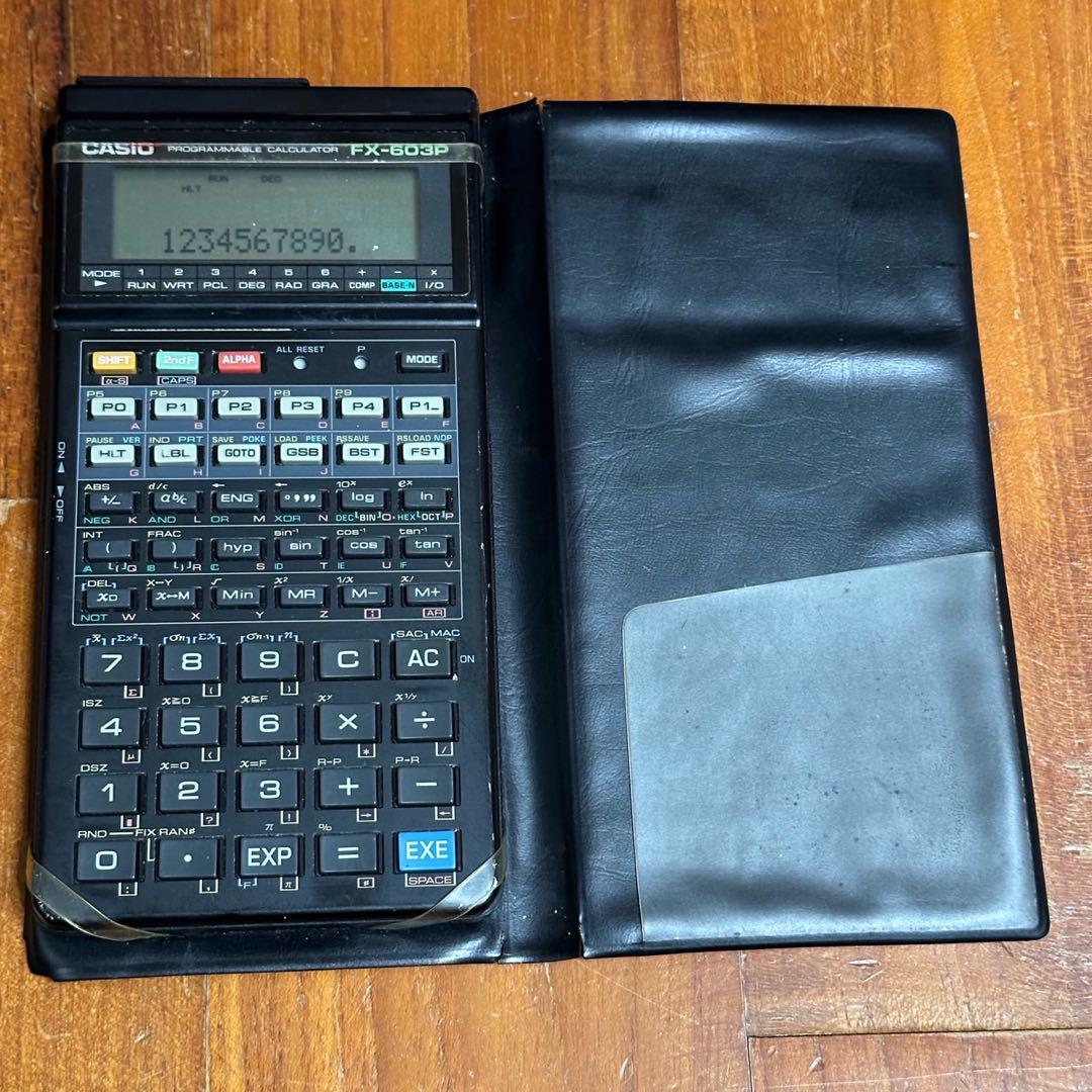 CASIO カシオ　FX-603P 関数電卓