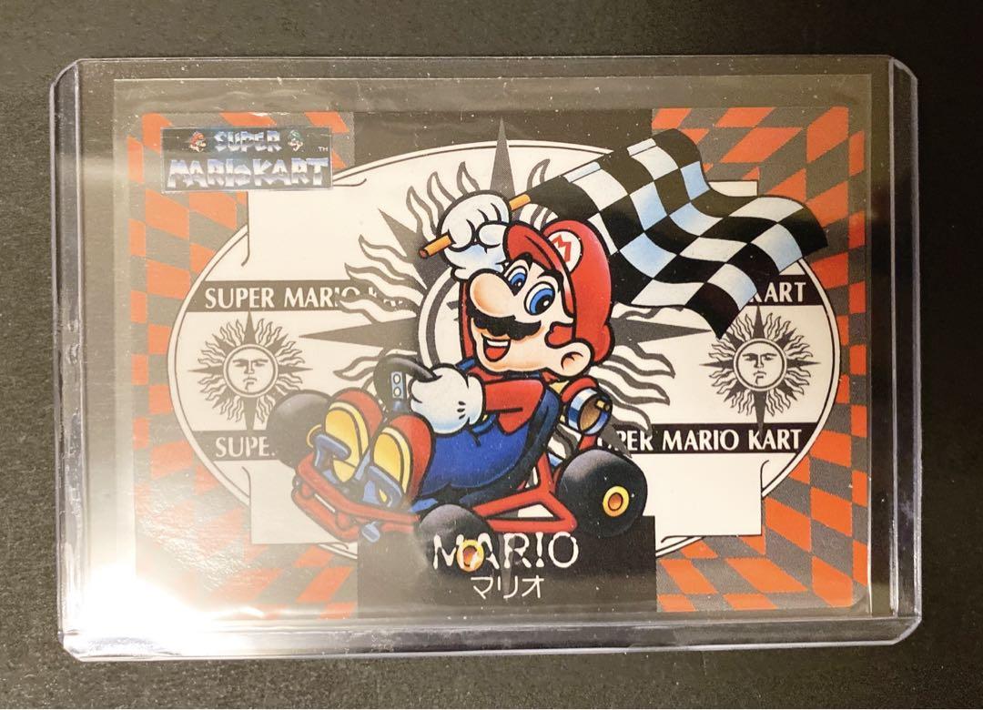 任天堂　 BANDAI  バンプレカード  スーパーマリオカート　  MARIO