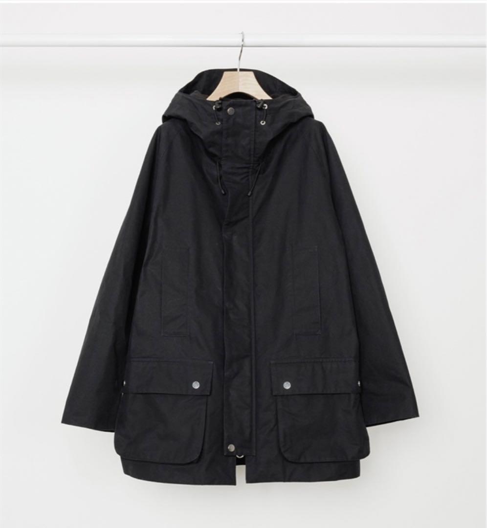 MARKAWARE ヘビーオールウェザークロス フーデッドウェイファーラーコート
