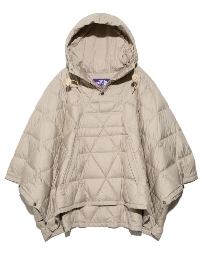 SALE!!新品 ノースフェイス パープルレーベル  ダウン ポンチョ 今季完売