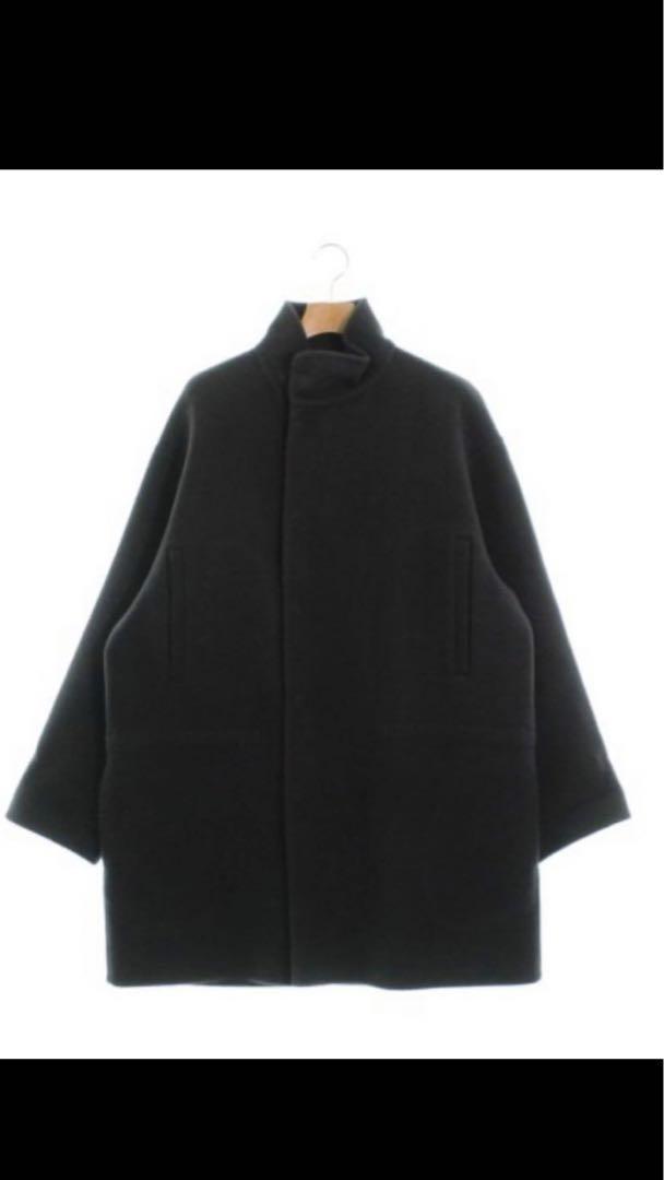 【美品】H beuaty&youth/メルトンスタンドカラーコート S