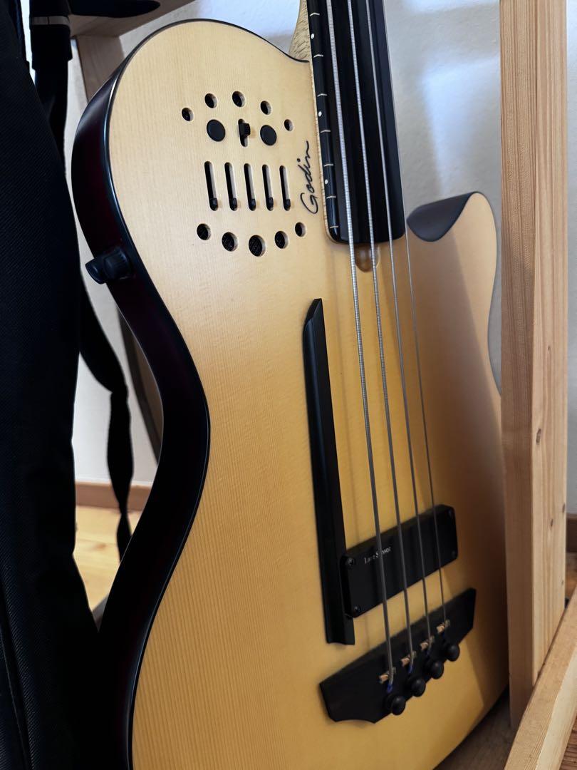 【さらに値下げ】Godin Ultra A4 【美品】フレットレスベース