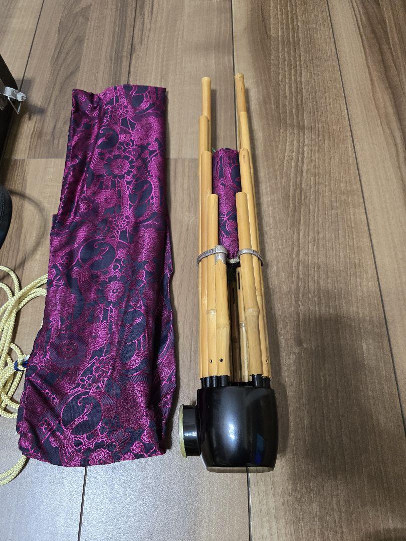 鳳笙　笙　本管　笙袋　雅楽　楽器