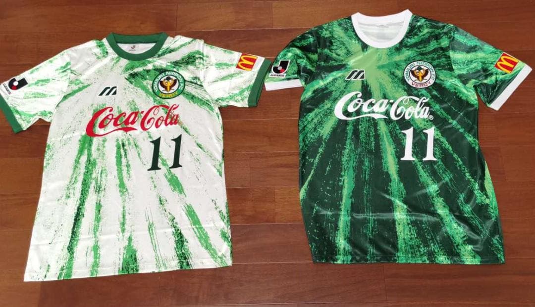 カズ　ヴェルディ　ユニフォーム　コカ・コーラ 1993 HOME＆AWAYセット