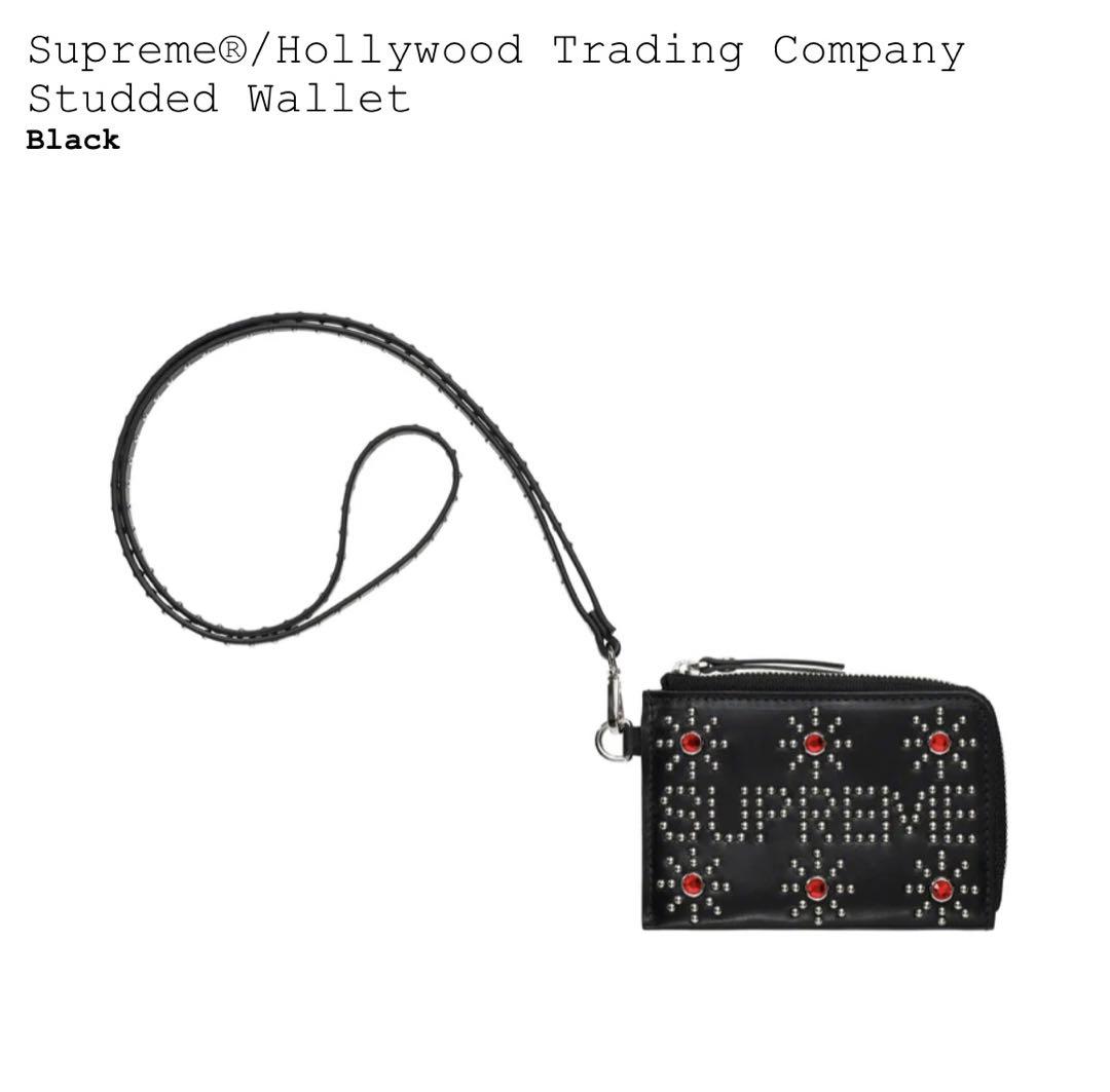Supreme HTC Studded Wallet Black ブラック 黒